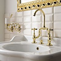 Double-handle washbasin mixer tap AN137BOLcountertopmetalbathroom
