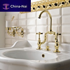 Double-handle washbasin mixer tap AN137BOLcountertopmetalbathroom