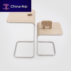 Contemporary side table FARALLONmetalmetal baserectangular