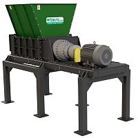 Two-shaft shredder tiremetalpaper