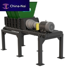 Two-shaft shredder tiremetalpaper