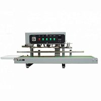 Continuous heat sealer semi-automaticfor bag closingcheese