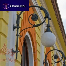 Traditional wall light ME143L.GLOBE400outdoorcast ironspherical