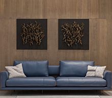 Modular sofa Percycontemporaryfabricleather