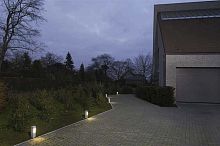 Garden bollard light GIRDER QT-DEcontemporarymetalhalogen