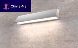 Contemporary wall light LUCIAoutdoorstainless steellinear