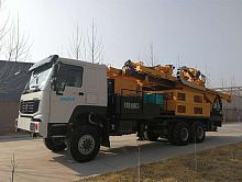 Water well drilling rig SNR400CS crawlerrotarydouble rotary head