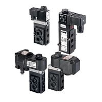 Pilot-operated pneumatic directional control valve 791Nsolenoid-operated5/2-way3/2-way