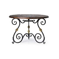 Traditional side table DUCHESSacaciairon baseround