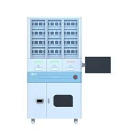 Packaging machine on casters for medicinefor the pharmaceutical industry
