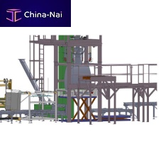 Automatic big-bag filling station powder