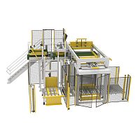 High level infeed palletizer ARCUS 1000 P/Cbagautomaticfor the chemical industry