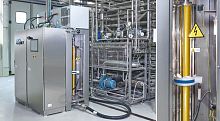 Ohmic heat exchanger Sterideal®liquid/liquidstainless steelcompact