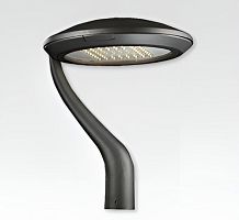 Urban lamp post SIGMA-L - 714-Lcontemporarycast aluminumwith tempered glass diffuser