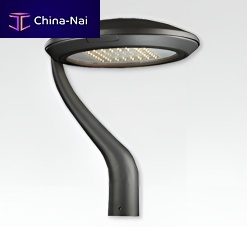 Urban lamp post SIGMA-L - 714-Lcontemporarycast aluminumwith tempered glass diffuser