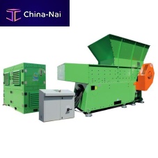 Single-roller pre-crusher PMG 1200verticalfor plasticsfor metals