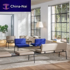 Contemporary bench CASUALfabricwith backrestwithout armrests