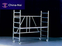 Mobile scaffolding tower 0.8 - 1.7 m | KL 07-20/ 13-20 seriesfacademodular