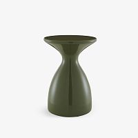 Contemporary stool Bottlesolid woodfiberglasssolid wood base