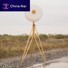 Floor-standing lamp KYOTOsolid woodpaperoriginal design
