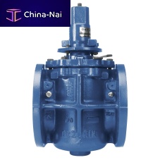 Conical plug valve electricflow controlfor wastewater