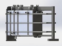 Plate heat exchanger liquid/liquidstainless steeltitanium