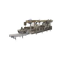 Tray filling line for foodPLC-controlled