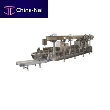 Tray filling line for foodPLC-controlled