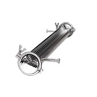 Shell and tube heat exchanger liquid/liquidstainless steelcompact