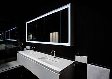 Double washbasin cabinet K.FLYwall-hungCorian®contemporary