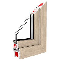 PVC window IGLO LIGHTtilt-and-turntriple-glazedthermal break