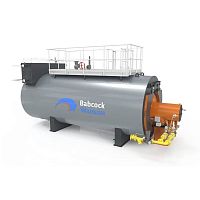Fire tube boiler PowerPack seriessteamgasthree-pass