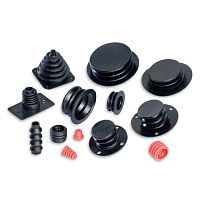 Rubber bellows squarerectangularflat