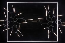 Contemporary chandelier Branch Chandelieraluminum profilepainted metalcommercial