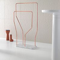 2-bar towel rack BW100floor-standingmetalby Arik Levy