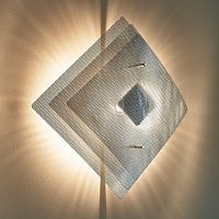 Contemporary wall light ECLIPSE N�8Aoutdoorpolished stainless steelsquare