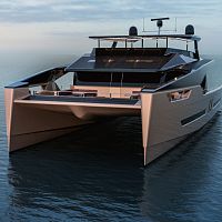 Catamaran motor yacht OCEAN ECO 90cruisingflybridge4-cabin