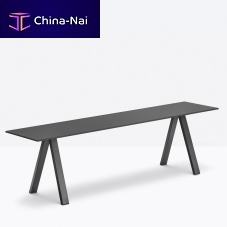 Contemporary bench arki-bench ARKBsteellaminatewithout backrest