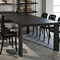 Contemporary table ULISSEwoodenwooden baserectangular
