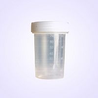 Urology sample container UR-06urinewith screw capsterile