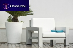 Contemporary armchair LAGUNA BLUEpolyurethanegarden