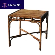 Contemporary table RATTAN SIDE TABLE AND TABLErattanrattan baserectangular