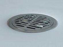 Stainless steel shower drain chrome
