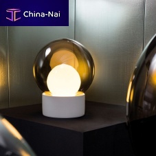 Table lamp BOULE SERIESglassopalcontemporary