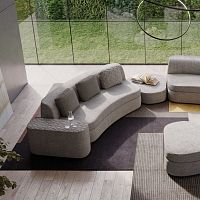 Sofa bed Goodmansemicircularcontemporaryfabric