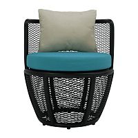 Contemporary armchair Calypsofabricaluminumaluminum