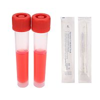 Nasopharyngeal collection kit throat