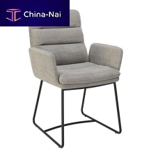 Contemporary chair COPENHAGUEindoorfabriclacquered metal steel base