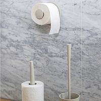 Wall-mounted toilet roll holder PLUG'N'ROLLplastichome