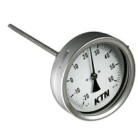 Bimetallic thermometer 91 Adialinsertionstainless steel